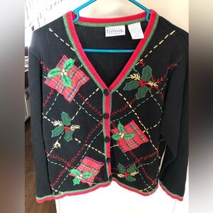 Vintage Christmas Cardigan Sweater